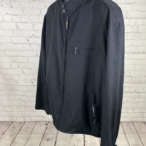 Ascot Sport Outdoor Stylers Dark Blue Full Zip Mock Neck Men’s Jacket 6XL - Picture 3 of 11